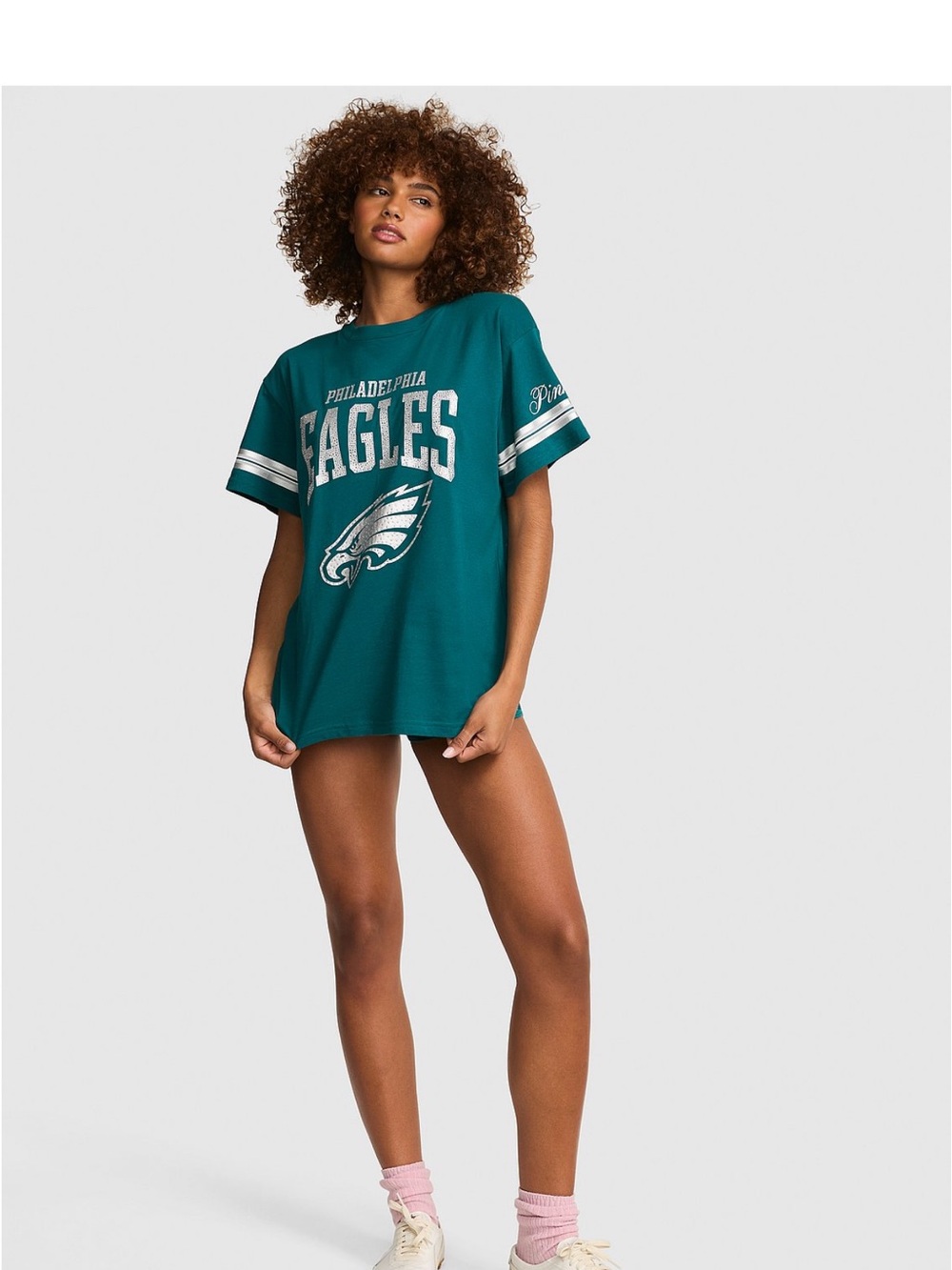 Philadelphia Eagles Teal Graphic Women's Tee